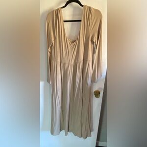 a new day Tan Long Sleeve Dress